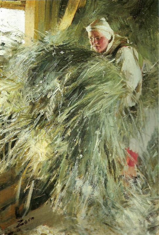 Anders Zorn pa holoftet France oil painting art